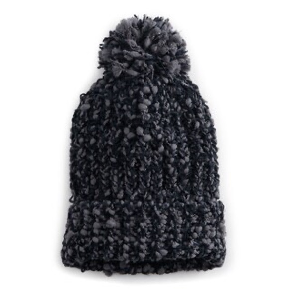 Sonoma Winter Beanie w/ Pom in Dark Neutrals - Picture 2 of 5